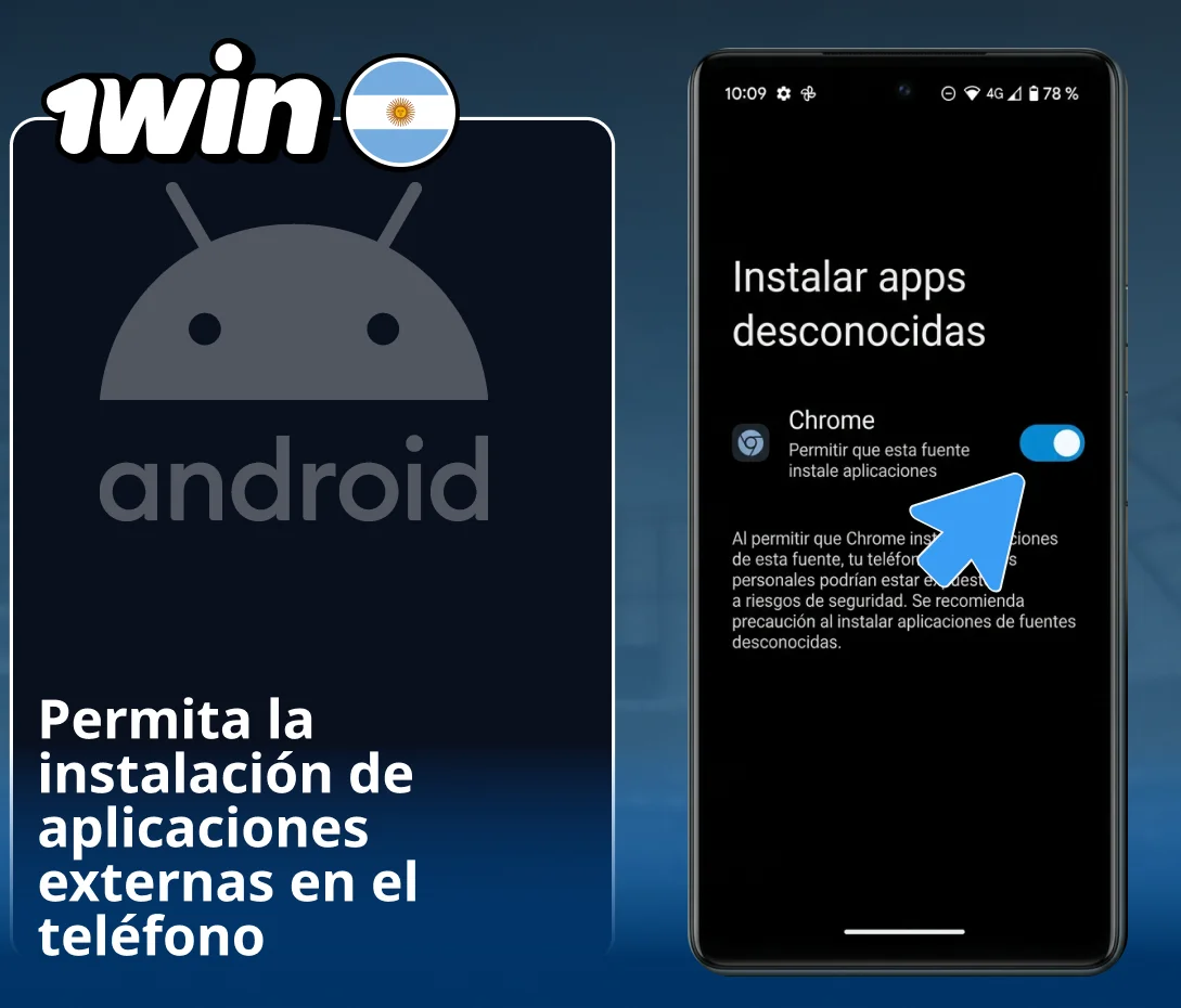 Habilitación de apps desde fuentes externas